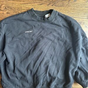 White Fox Boutique Black Sweatshirt Classic Cotton Hoodie